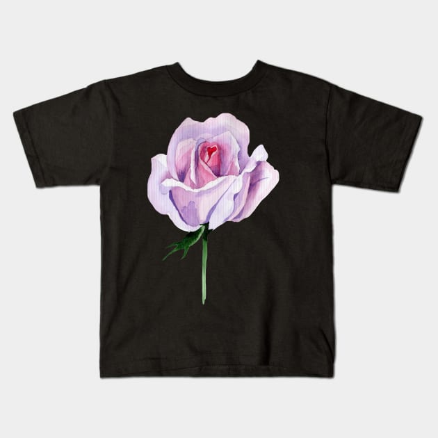 Art Flower Kids T-Shirt by Design Anbay